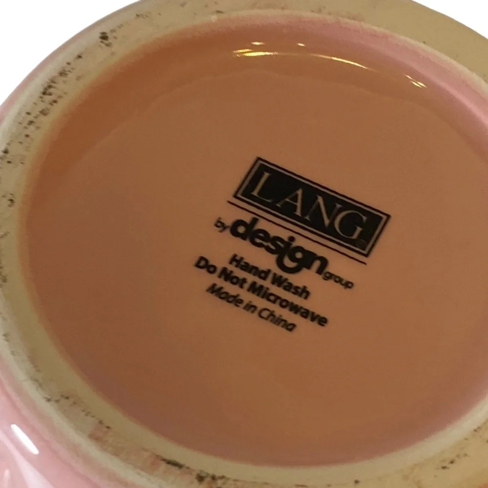 Lang Pink Strawberry Hand Painted Teapot - Picture 9 of 9